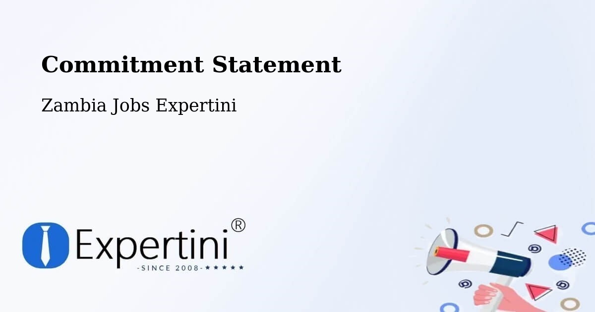 Corporate Commitment – Kataba - Zambia Jobs Expertini