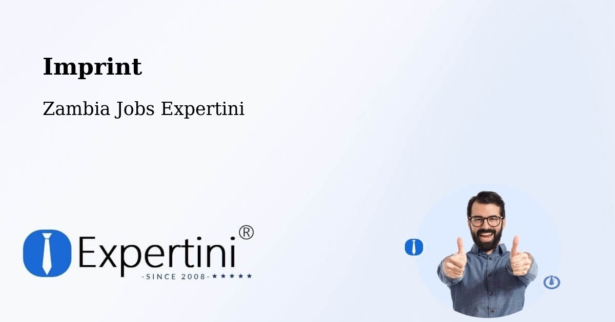 Imprint – Kataba - Zambia Jobs Expertini